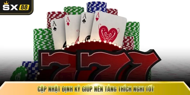 Cập nhật định kỳ giúp nền tảng thích nghi tốt 