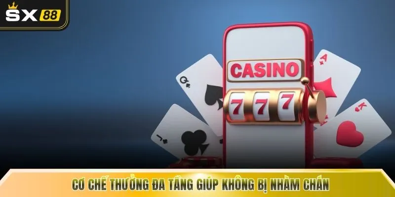 Cơ chế thưởng đa tầng giúp không bị nhàm chán