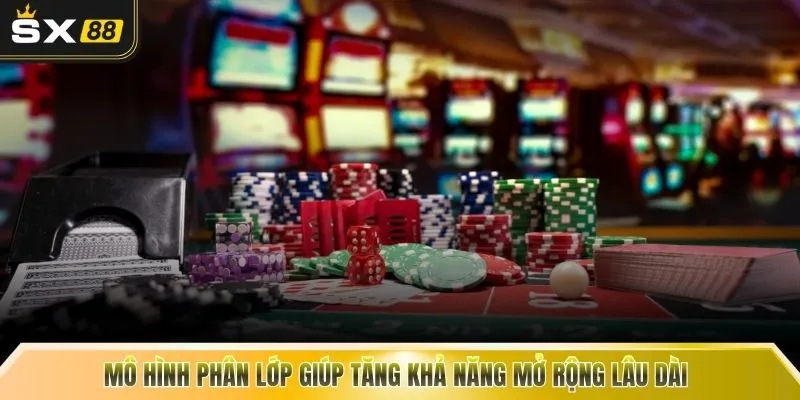 Mô hình phân lớp giúp tăng khả năng mở rộng lâu dài