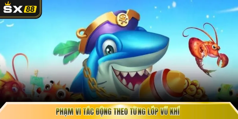 Phạm vi tác động theo từng lớp vũ khí