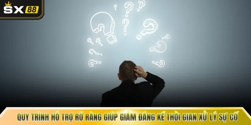 Quy trình hỗ trợ rõ ràng giúp giảm đáng kể thời gian xử lý sự cố